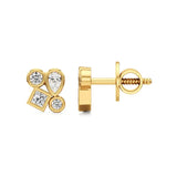 Celestia | Princess, Round and Pear Lab-Grown Diamonds Studs - Nivara