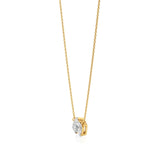 Toi et Moi | Cushion & Pear Lab Grown Diamonds Necklace