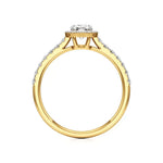 Mira | Cushion-cut Lab-Grown Diamond Halo Ring - Nivara