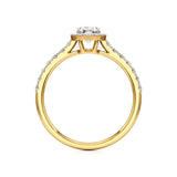 Mira | Cushion-cut Lab-Grown Diamond Halo Ring - Nivara