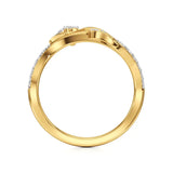 Mode | Round & Pear Lab-Grown Diamond Ring - Nivara