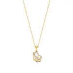 Sneh | Round Lab Grown Diamonds Heart Pendant - Nivara