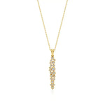 Celestia | Classic Round Lab Grown Diamonds Cluster Pendant - Nivara