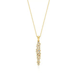 Celestia | Classic Round Lab Grown Diamonds Cluster Pendant - Nivara