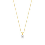Thea | Radiant-Cut Solitaire Lab Grown Diamond 4-Prong Setting Pendant - Nivara