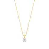 Thea | Radiant-Cut Solitaire Lab Grown Diamond 4-Prong Setting Pendant - Nivara