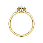 Mira | Round & Pear Lab-Grown Diamond Halo Ring - Nivara