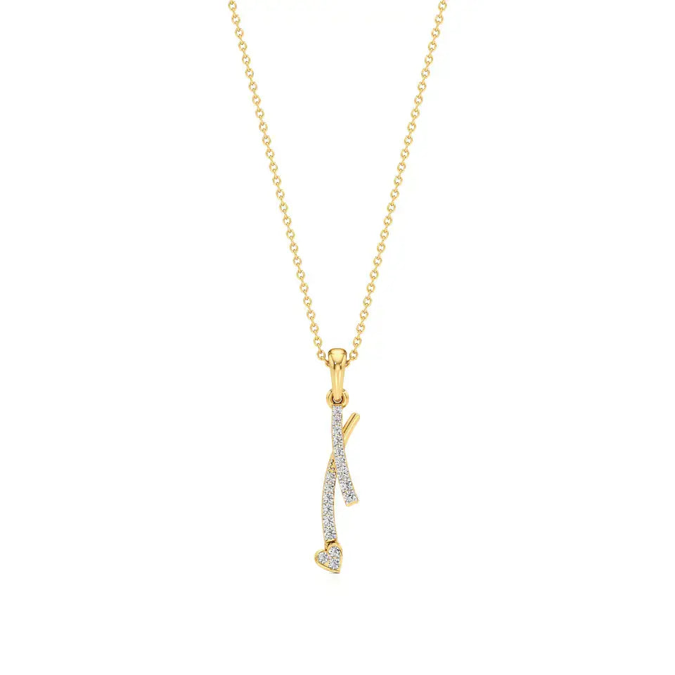 Mode | Round Lab Grown Diamonds Pendant - Nivara