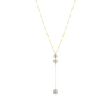 Amora | Round Lab Grown Diamond Bezel Setting Necklace - Nivara