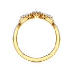 Flora | Round & Pear Lab-Grown Diamond Ring with Pav�� Accents - Nivara