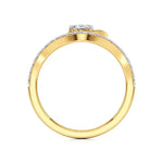 Flora | Round & Pear Lab-Grown Diamond Ring - Nivara