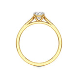 Amora | Cushion Lab-Grown Diamond Solitaire Ring - Nivara