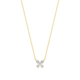 Vanya | Marquise & Pear Lab Grown Diamonds Butterfly Pendant - Nivara