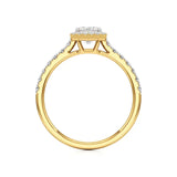 Mira | Round & Princess Lab-Grown Diamond Halo Ring - Nivara