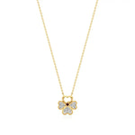 Flora | Floral Design with Center Ruby  Pendant - Nivara