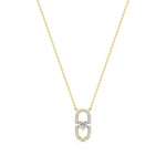 Sneh | Heart & Round Lab Grown Diamonds Pendant - Nivara