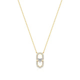 Sneh | Heart & Round Lab Grown Diamonds Pendant - Nivara