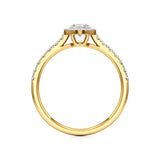 Mira | Round & Oval Lab-Grown Diamond Halo Ring - Nivara