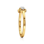 Foreva | Lab-Grown Diamond Three-Stone Ring - Nivara