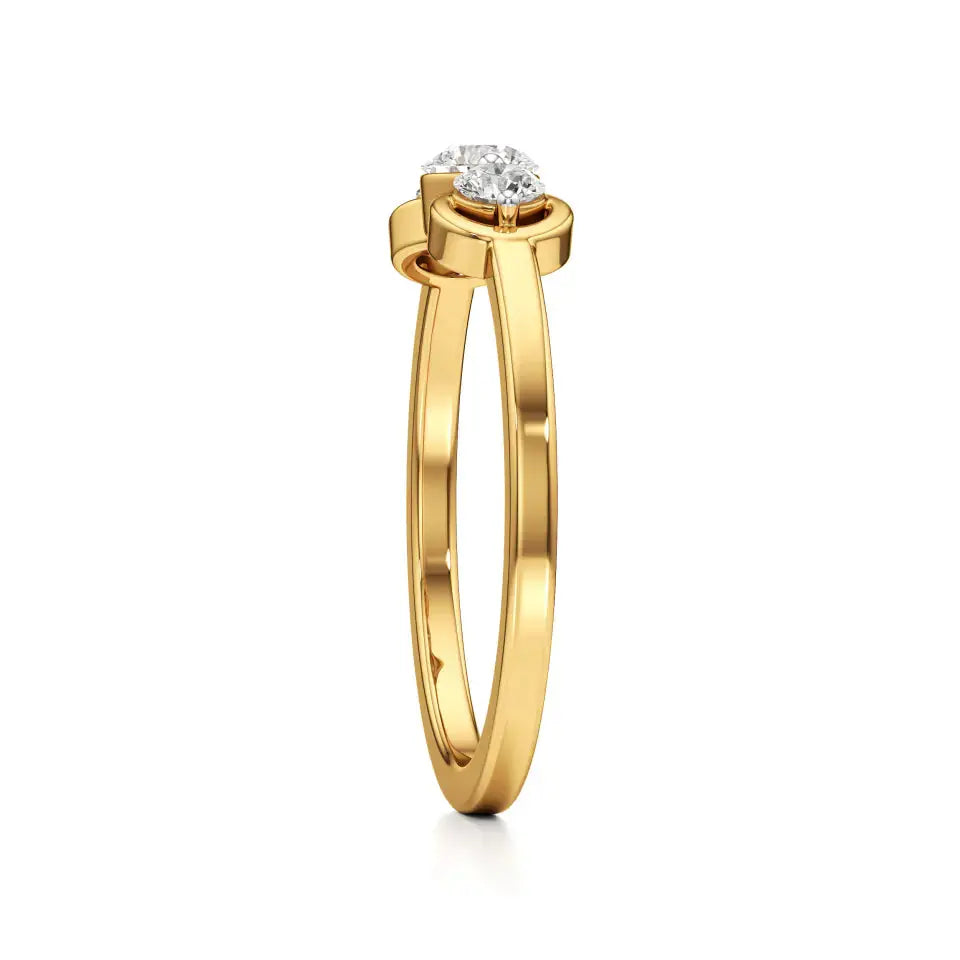Foreva | Lab-Grown Diamond Three-Stone Ring - Nivara