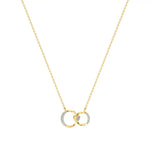 Sneh | Round Lab Grown Diamonds Loop Heart Pendant - Nivara