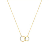Sneh | Round Lab Grown Diamonds Loop Heart Pendant - Nivara