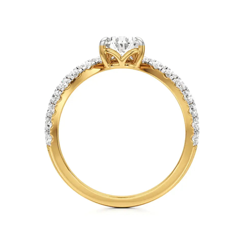 Amara | Pear Lab-Grown Diamond Solitaire Ring - Nivara