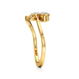 Flora | Lab-Grown Diamond Three-Stone Ring - Nivara