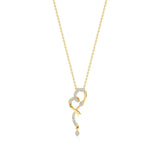 Sneh | Elegant Round Lab Grown Diamonds Heart Pendant - Nivara