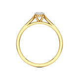 Amora | Oval & Radiant Lab-Grown Diamond Solitaire Ring - Nivara