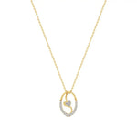 Sneh | Round Lab Grown Diamonds Heart Motif Pendant - Nivara