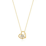 Sneh | Classic Round Lab Grown Diamonds Heart Pendant - Nivara