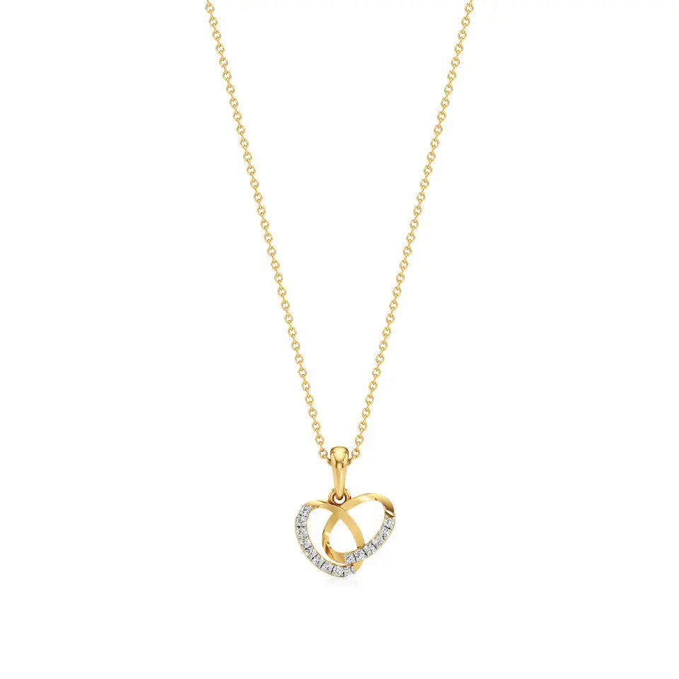 Foreva | Round Lab Grown Diamonds Infinity Loop Pendant - Nivara