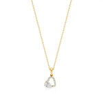 Sneh | Classic Pear & Round Lab Grown Diamonds Pendant - Nivara