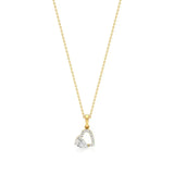 Sneh | Classic Pear & Round Lab Grown Diamonds Pendant - Nivara