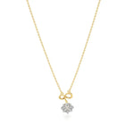 Foreva | Pear & Round Lab Grown Diamonds Infinity  Pendant - Nivara
