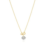 Foreva | Pear & Round Lab Grown Diamonds Infinity  Pendant - Nivara