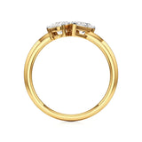 Toi et Moi | Pear Lab-Grown Diamond Ring - Nivara