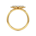 Flora | Round & Pear Lab-Grown Diamond Ring - Nivara