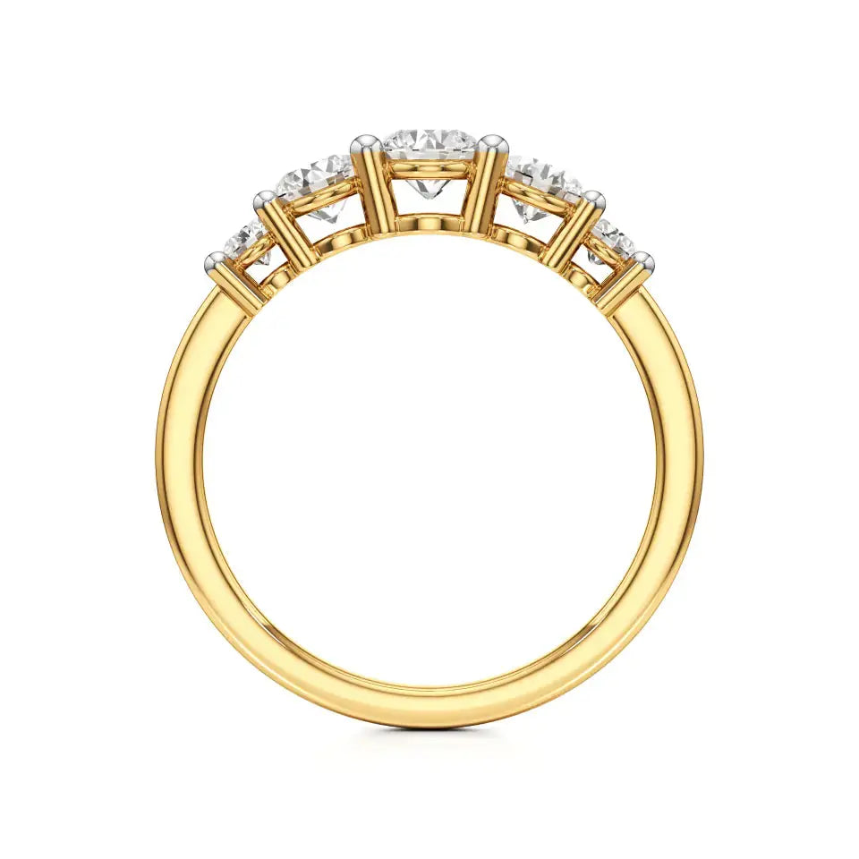 Foreva | Round Lab-Grown Diamond Eternity Band - Nivara