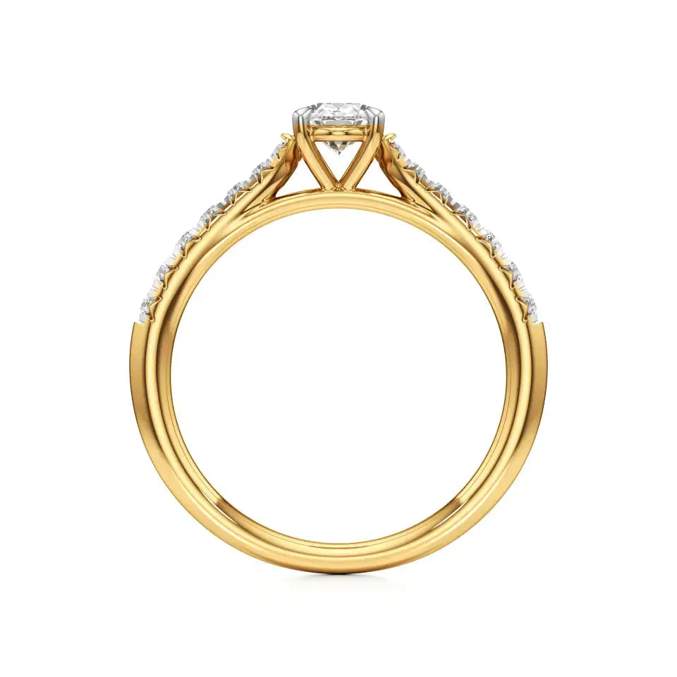 Amara | Round & Oval Lab-Grown Diamond Ring - Nivara