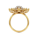 Flora | Round & Pear Lab-Grown Diamond Ring - Nivara
