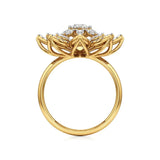 Flora | Round & Pear Lab-Grown Diamond Ring - Nivara