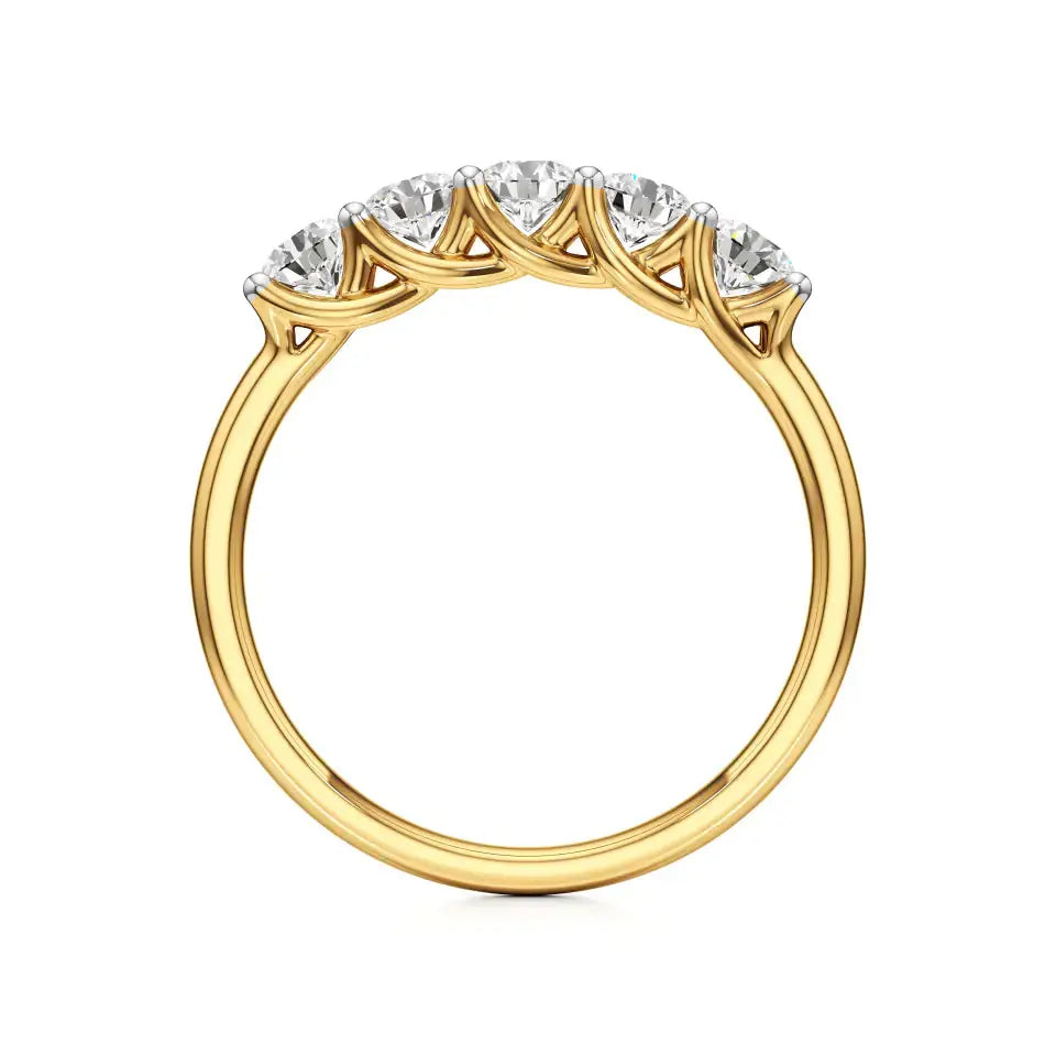 Foreva | Round Lab-Grown Diamond Eternity Band - Nivara