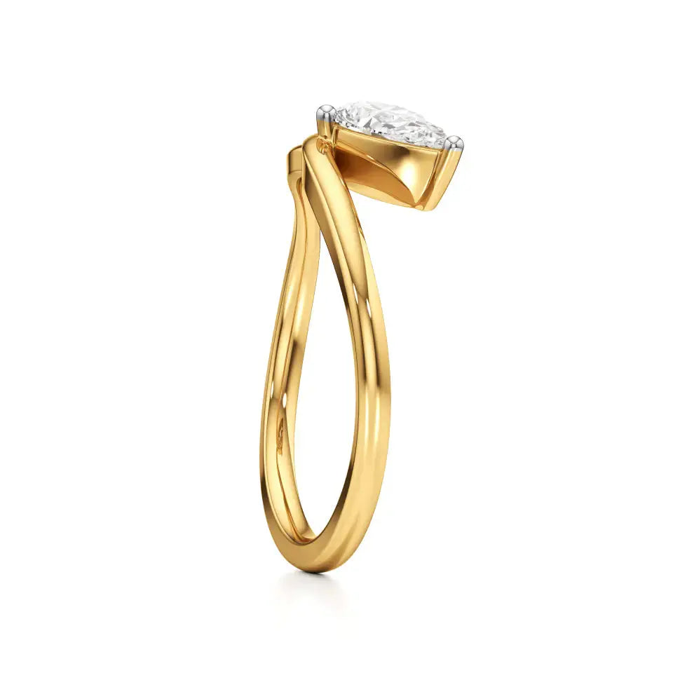 Mirage | Lab-Grown Diamond Solitaire Ring - Nivara