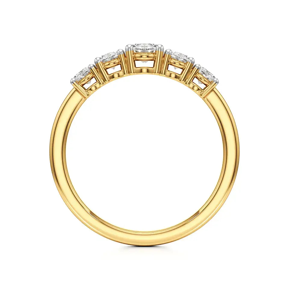 Foreva | Oval Lab-Grown Diamond Ring - Nivara
