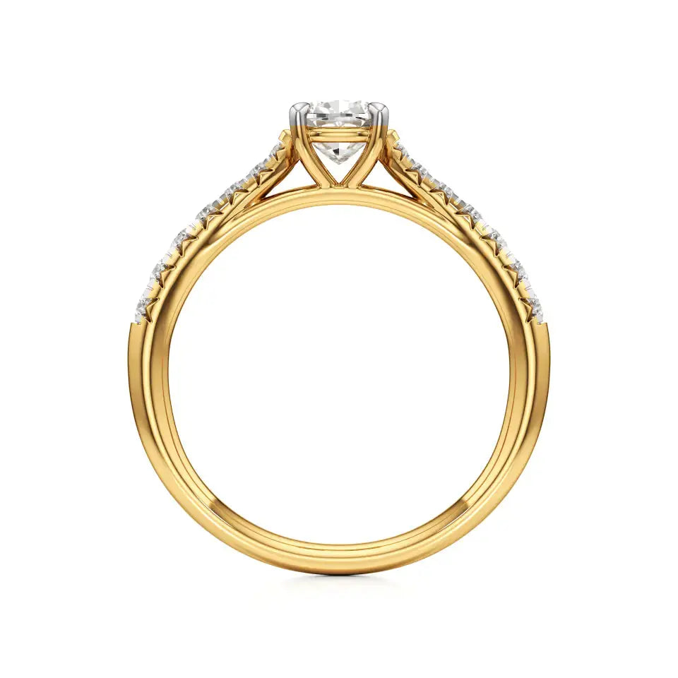 Amara | Round & Cushion Lab-Grown Diamond Ring - Nivara