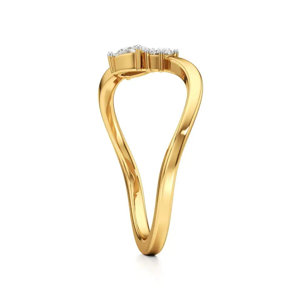 Mode | Oval & Round Lab-Grown Diamond Ring - Nivara