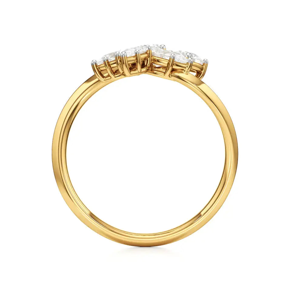 Flora | Pear Diamonds in Flora Design - Nivara