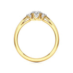 Aria | Lab-Grown Diamond Three-Stone Ring - Nivara